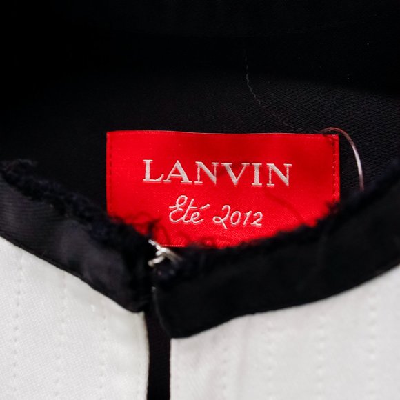 Lanvin SS/12 Runway Tri-Colour Satin Tunic Dress - Picture 5 of 9